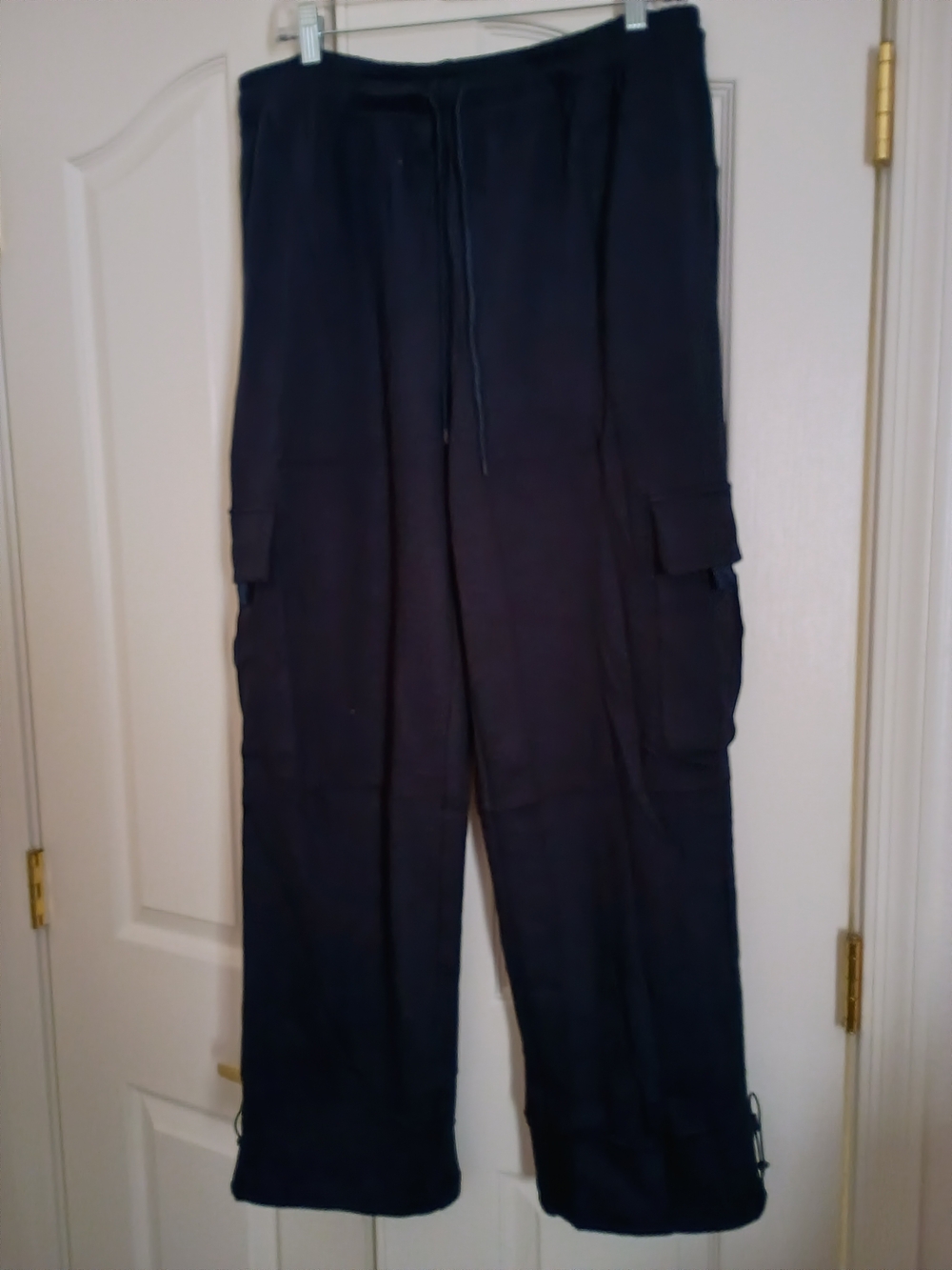 Socofy Men's Baggy Fleece Cargo Sweatpants – Navy NWTSize: XL